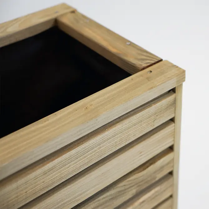 Terrasbloembak elan 93x30x103 impgr detail, Woodvision, tuincentrumoutlet.com