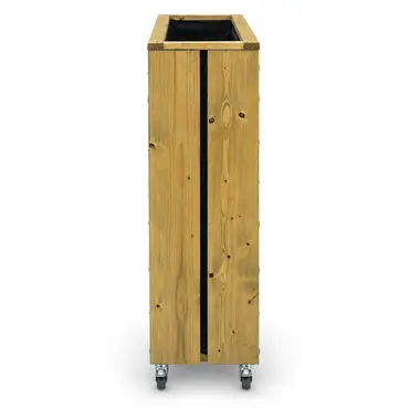Terrasbloembak elan zijkant 93x30x103 impgr incl. wielen, woodvision, tuincentrumoutlet.com