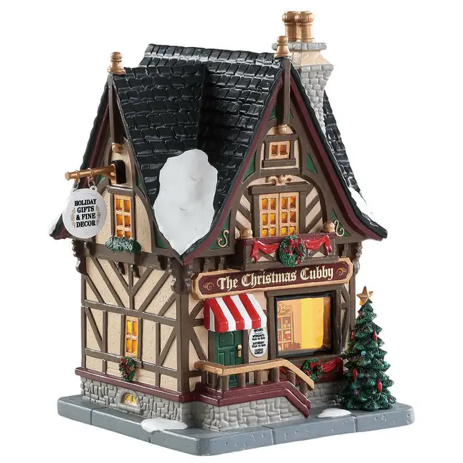 The Christmas Cubby Led, Lemax, Tuincentrum Outlet