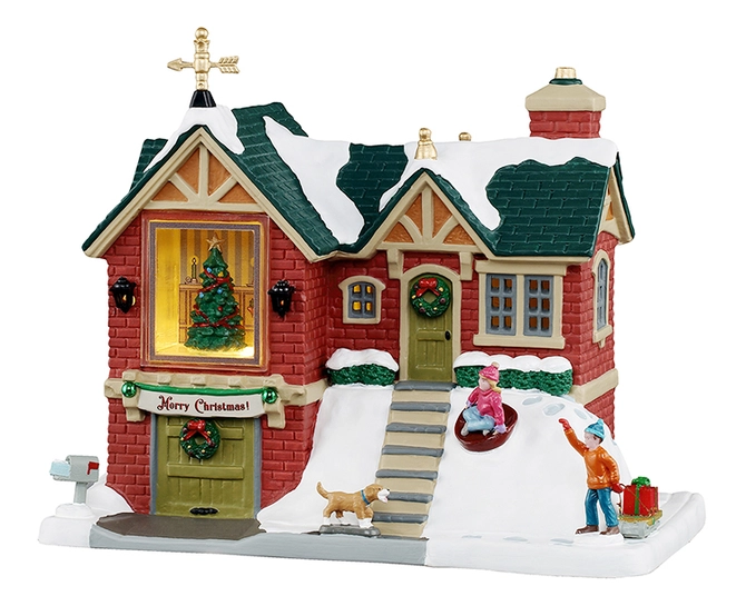 The little brick house, Lemax, tuincentrumoutlet.com