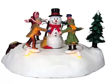 The merry snowman, Lemax, tuincentrumoutlet