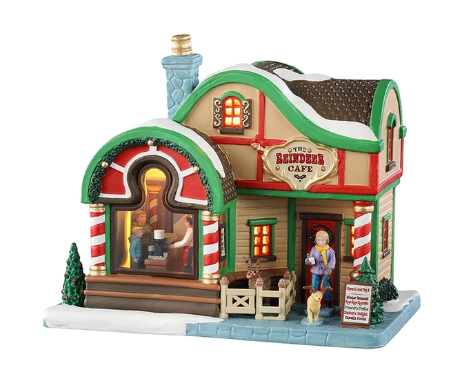 the reindeer café, Lemax, tuincentrumoutlet.com