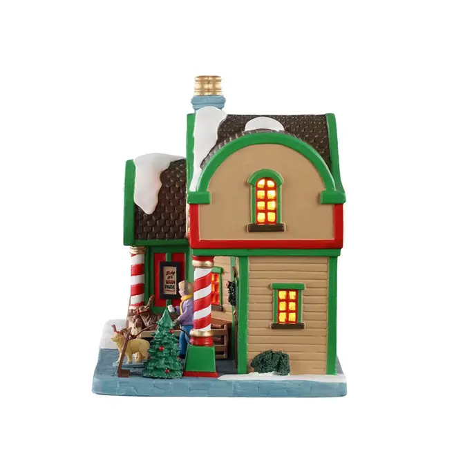 the reindeer café zijkant, Lemax, tuincentrumoutlet.com