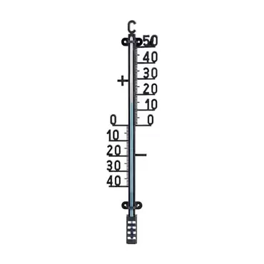 Thermometer cijfers d2b8h41cm zwart