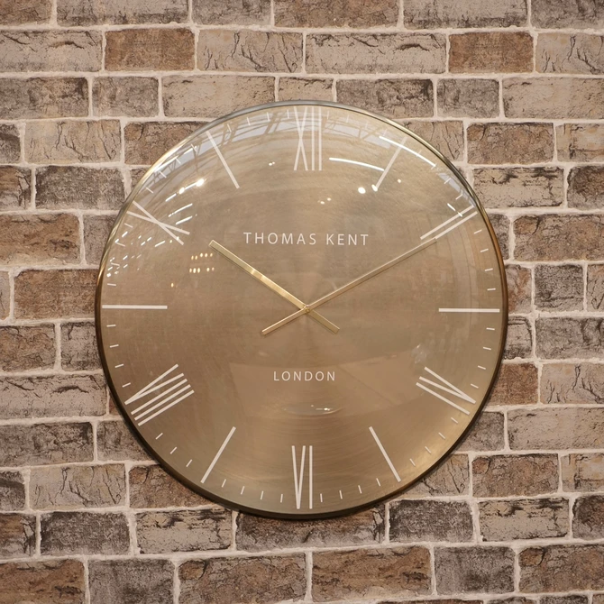 Klok Oyster metaal Ø65CM goud sfeer, Thomas Kent, www.tuincentrumoutlet.com