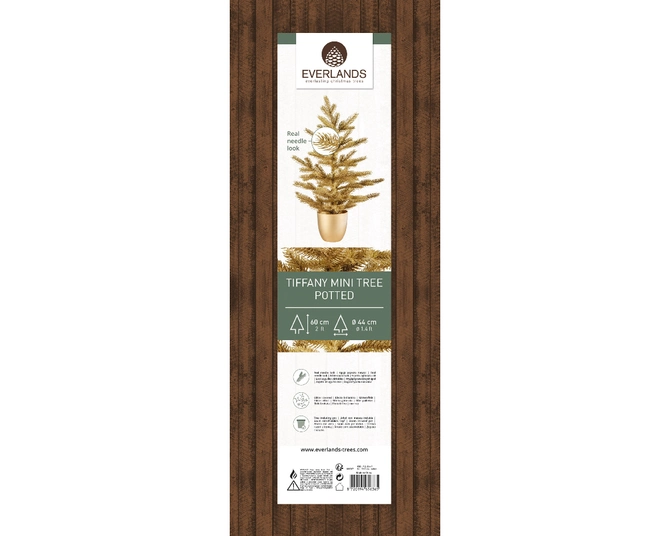 Tiffany boom glitter d44h60cm gd