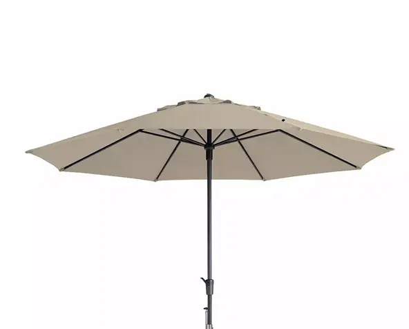 Timor 400cm ecru met verrijdbare 60kg voet parasol, Madison, tuincentrumoutlet