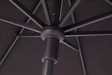 Timor 400cm grijs met verrijdbare 60kg voet parasol detail, Madison, tuincenturmoutlet