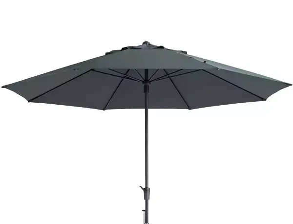 Timor 400cm grijs met verrijdbare 60kg voet parasol, Madison, tuincenturmoutlet
