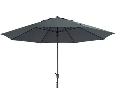 Timor 400cm grijs met verrijdbare 60kg voet parasol, Madison, tuincenturmoutlet