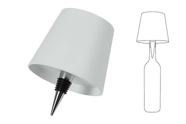 Touchlamp led lux 10.5x10.5x13cm wt, Countryfield, tuincentrumoutlet.com