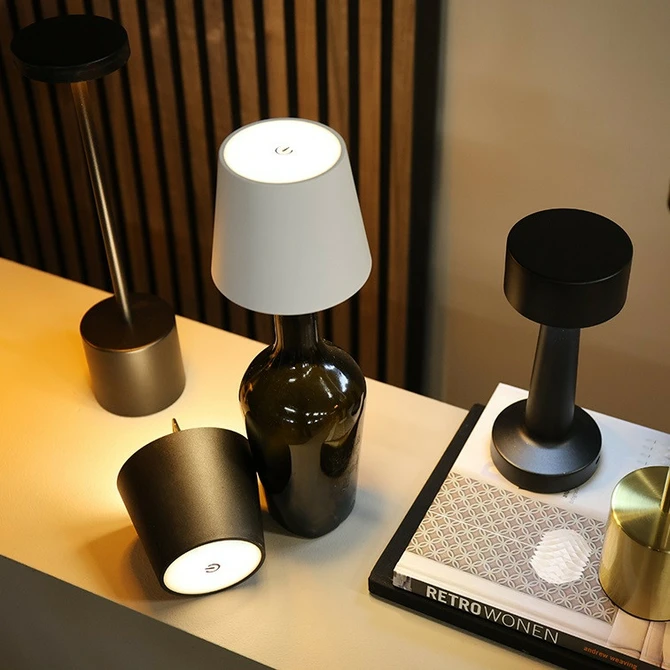 Touchlamp led lux 10.5x10.5x13cm wt sfeer, Countryfield, tuincentrumoutlet.com
