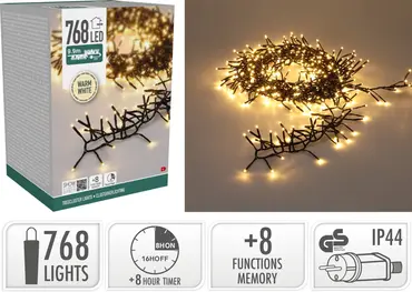 TREECLUSTER 768LED WARM WIT, Koopman, tuincentrumoutlet.com