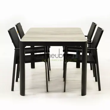 Tuinset Delia met Castilla 160cm tafel - afbeelding 4