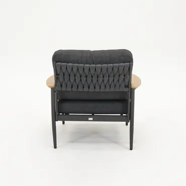 Tuinset Manon antraciet stoel achter, Vita, Tuincentrumoutlet