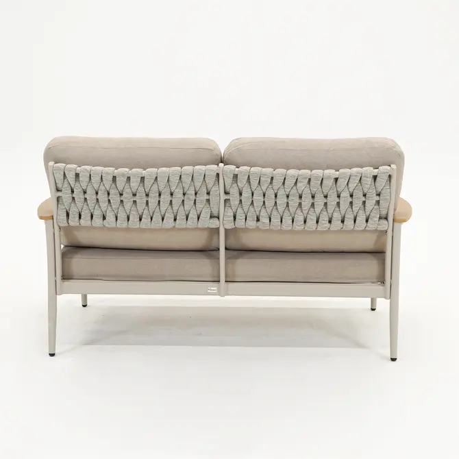 Tuinset Manon creme loungebank, Vita, Tuincentrumoutlet.com
