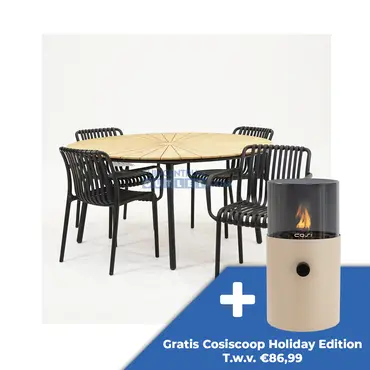 Tuinset Porto met Lavras tuintafel 150cm