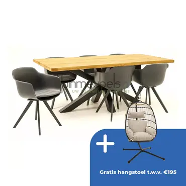 Tuinset Solid met  Spectral 200cm tafel - afbeelding 1