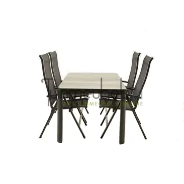 Tuinset Verona met Castilla Negro 160cm tafel - afbeelding 3