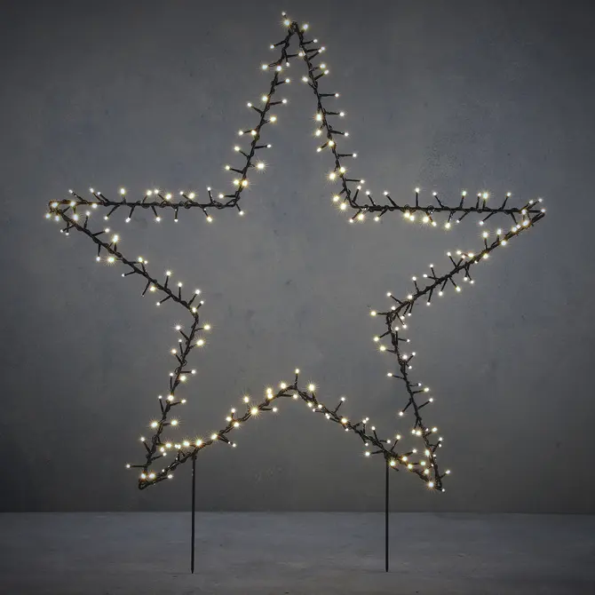 Tuinsteker Ster (150 ledlampjes, L60 x H73 cm) 2, Luca Lighting, Tuincentrum Outlet