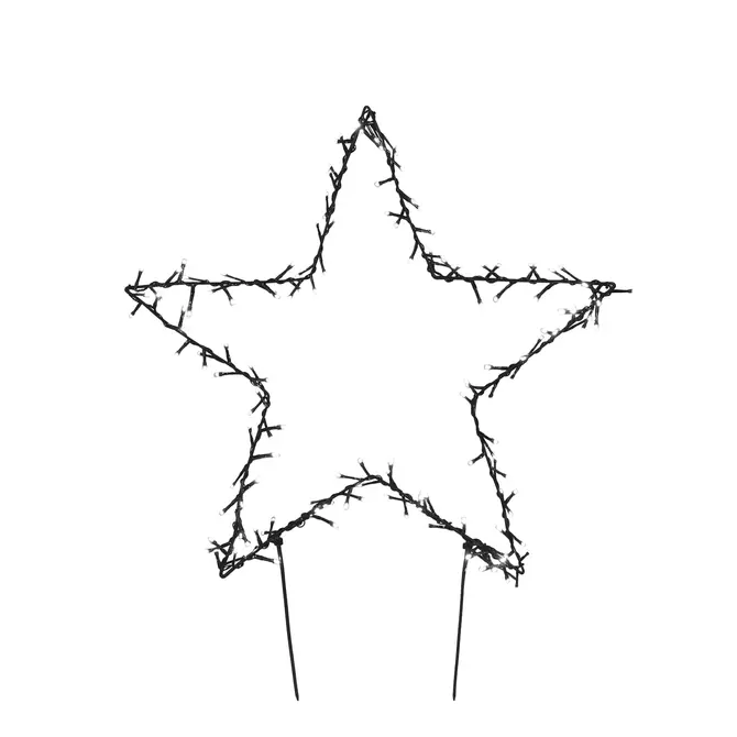 Tuinsteker Ster (150 ledlampjes, L60 x H73 cm) 3, Luca Lighting, Tuincentrum Outlet