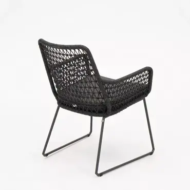 Tuinstoel Athena met kussen www.tuinmeubels.nl
