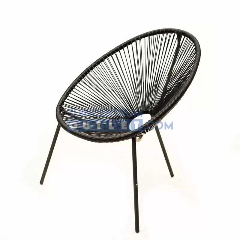 Verdorie lancering binnenkomst Tuinstoel Barros Zwart Aluminium Wicker draadstoel van Vita - Tuincentrum  Outlet