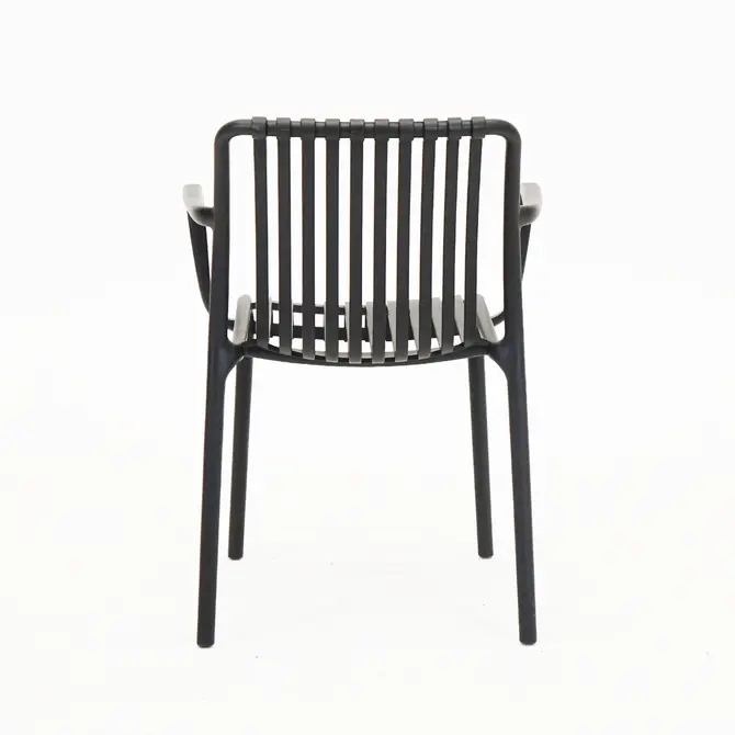 Tuinstoel Vita Porto Zwart B-03 stapelbaar - Tuincentrumoutlet, foto 4
