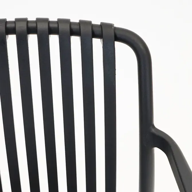 Tuinstoel Vita Porto Zwart B-03 stapelbaar - Tuincentrumoutlet, foto 5
