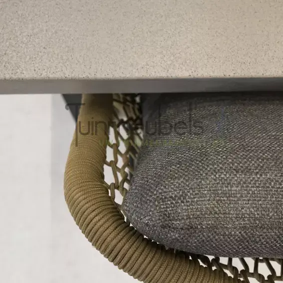 Tuinstoel Portofino olijf groen met Cento tafel 180 cm, tuinmeubels.nl, foto 4