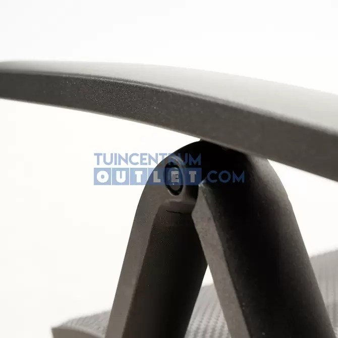 Tuinstoel Primero verstelbaar alu grijs, Vita, tuincentrumoutlet.com