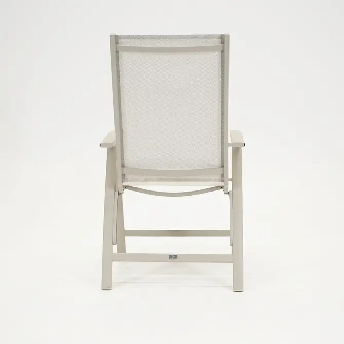 Tuinstoel Primero verstelbaar crème achter, Vita, tuincentrumoutlet.com