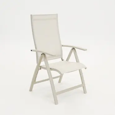 Tuinstoel Vito verstelbaar alu creme, Vita, Tuincentrumoutlet