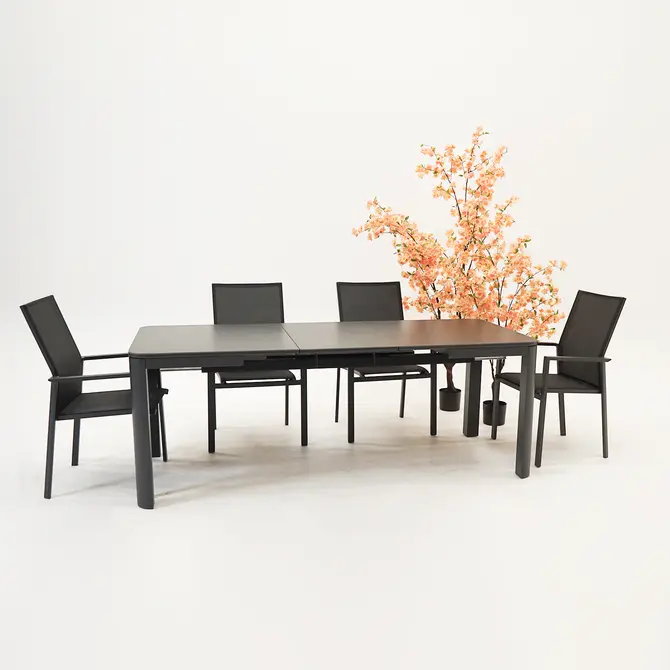 Tuintafel Alma 160/210x90 antraciet, Vita, Tuincentrumoutlet