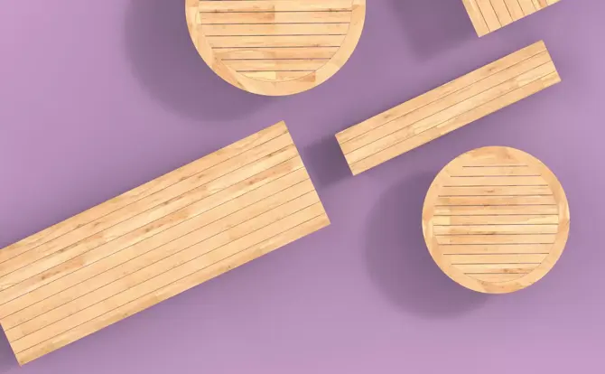 Tuintafel Basso Teak 130 cm Rond - afbeelding 4