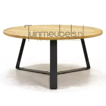 tuintafel Basso teak 160 cm rond - afbeelding 1