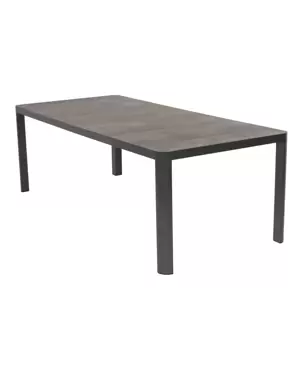 Tafel Castilla Negro 220x100cm