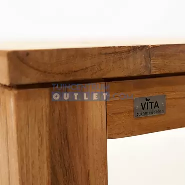 Tuintafel Colombo teak 180x90x76cm van Vita, tuincentrumoutlet.com, foto 4