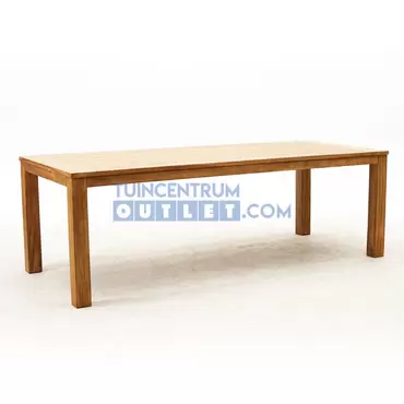 Tuintafel Colombo teak 240x100x76 cm bruin van Vita