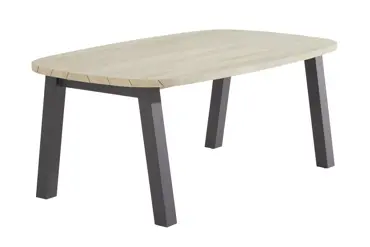 Tuintafel Derby teak Ellips 180 x 110 cm. - afbeelding 4