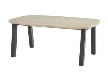 Tuintafel Derby teak Ellips 180 x 110 cm. - afbeelding 5