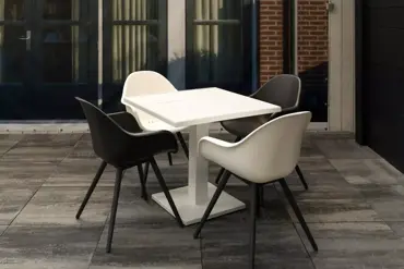 Tuintafel empire wit groenrijk tilburg www.tuinmeubels.nl