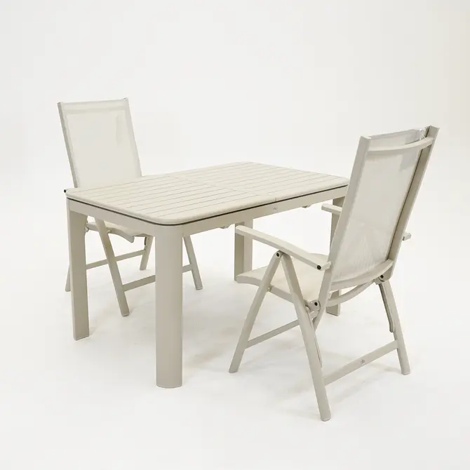 Tuintafel Eos 130x180x80cm creme sfeer klein, Vita, Tuincentrumoutlet