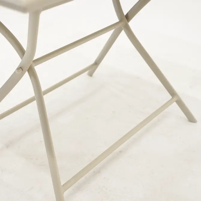 Tuintafel globe 110x70 crème poot, Vita, Tuincentrumoutlet.com