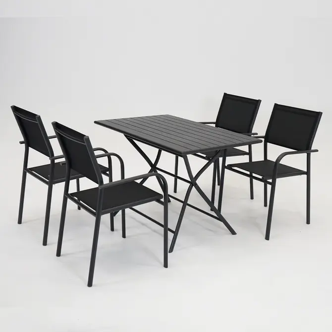 Tuintafel globe 110x70 grafiet - afbeelding 6