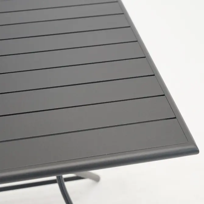 Tuintafel globe 70x70 grafiet detail, Vita, Tuincentrumoutlet