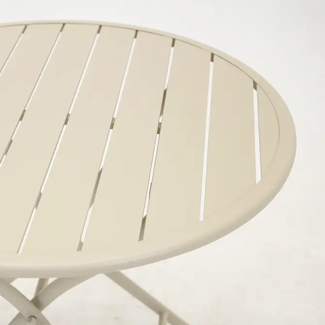 Tuintafel globe Ø80cm crème detail, Vita, Tuincentrumoutlet