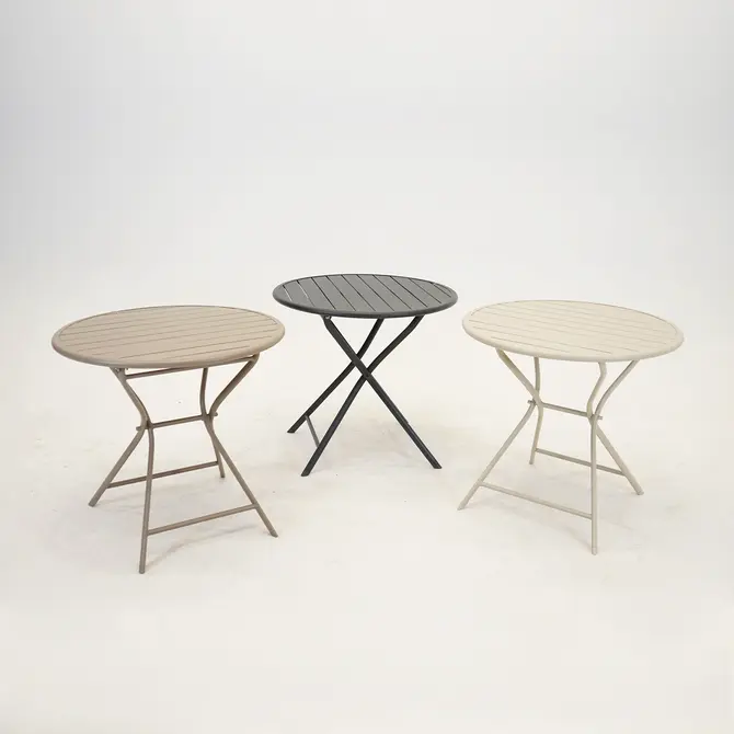 Tuintafel globe Ø80cm crème sfeer, Vita, Tuincentrumoutlet