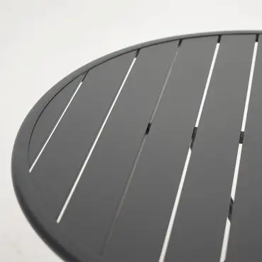Tuintafel globe Ø80cm grafiet detail, Vita, Tuincentrumoutlet