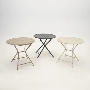 Tuintafel globe Ø80cm grafiet sfeer, Vita, Tuincentrumoutlet